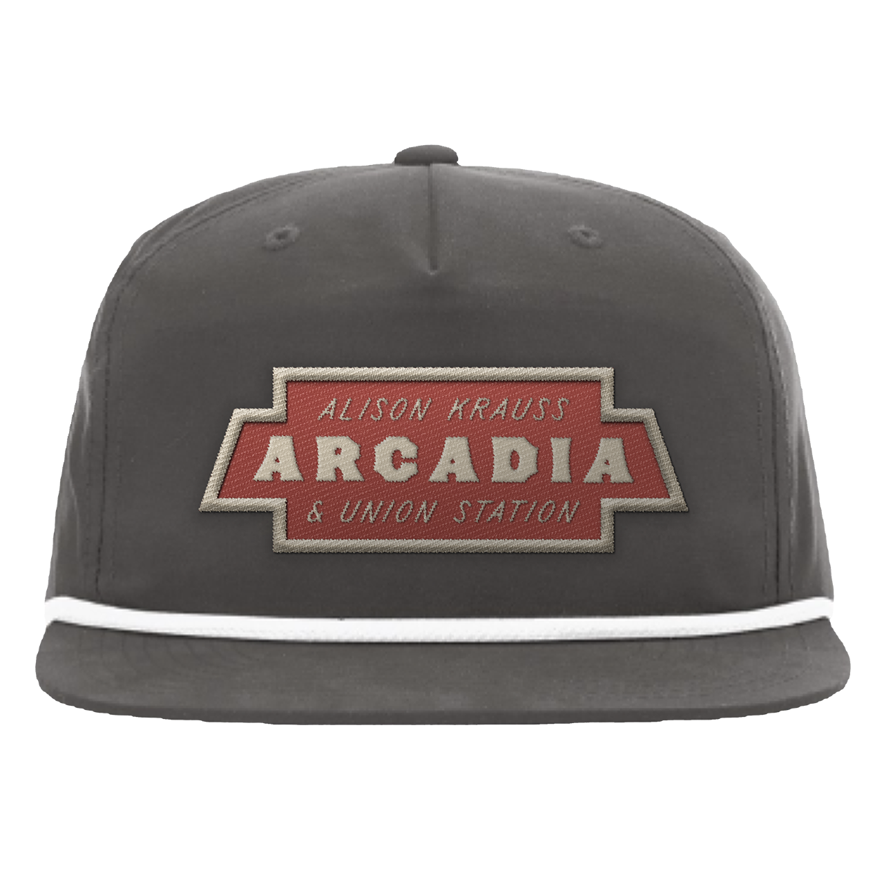 Grey Hat with White Rope