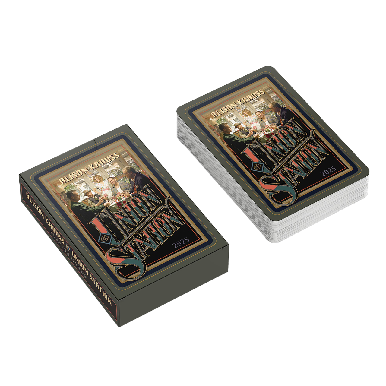 Playing Card with an image of Alison Krauss and Union Station