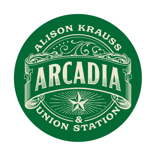 Arcadia Green Round Sticker