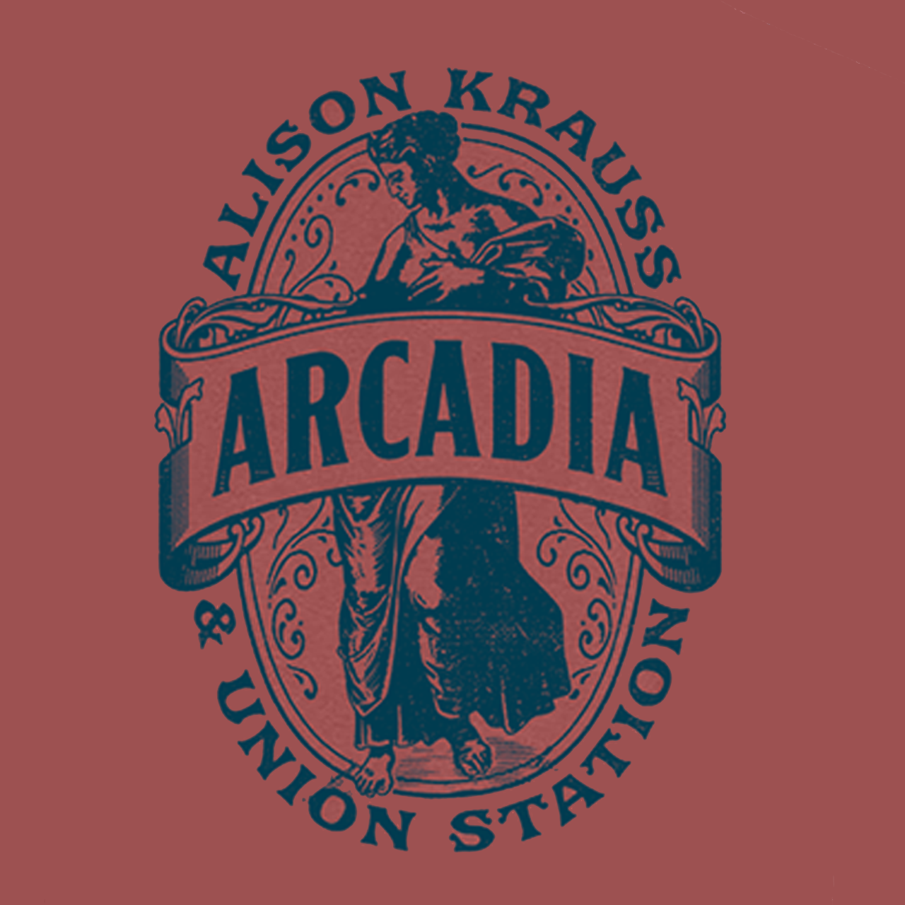 Red Tee Shirt Design Alison Krauss & Union Station