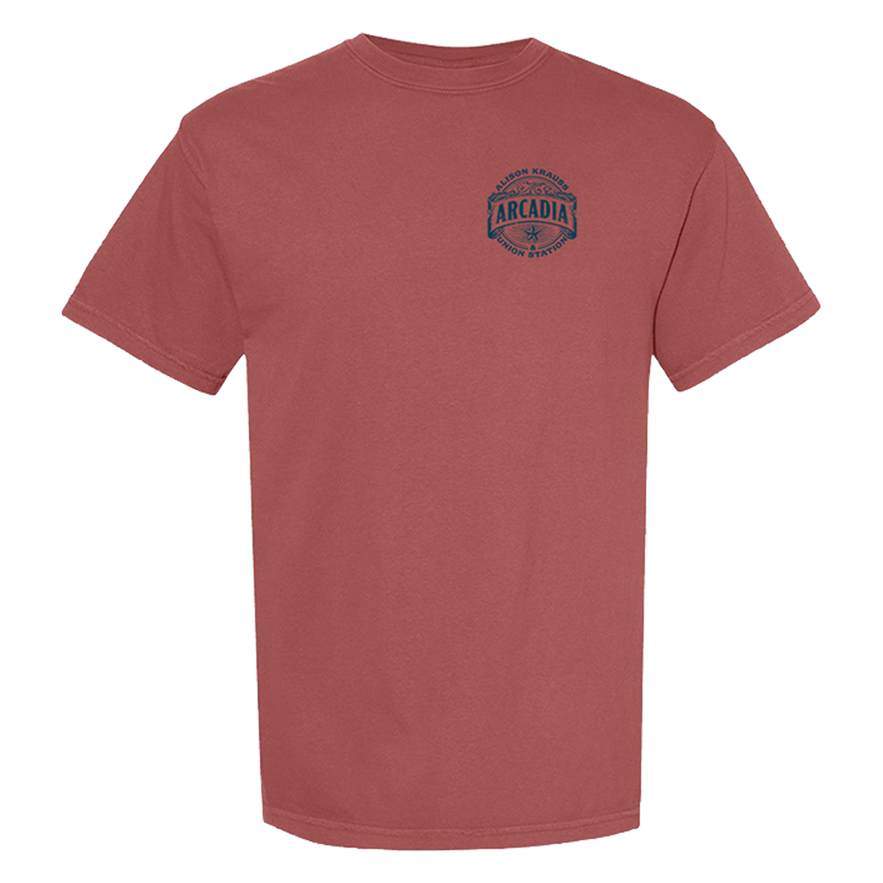 Red Tee Shirt Front Alison Krauss & Union Station